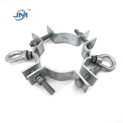 Hot Dip Galvanized Pole Band Mounting Clamp